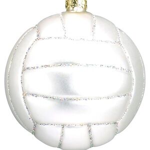NWT | Old World Christmas | Volleyball ornament | hand blown glasss ornament